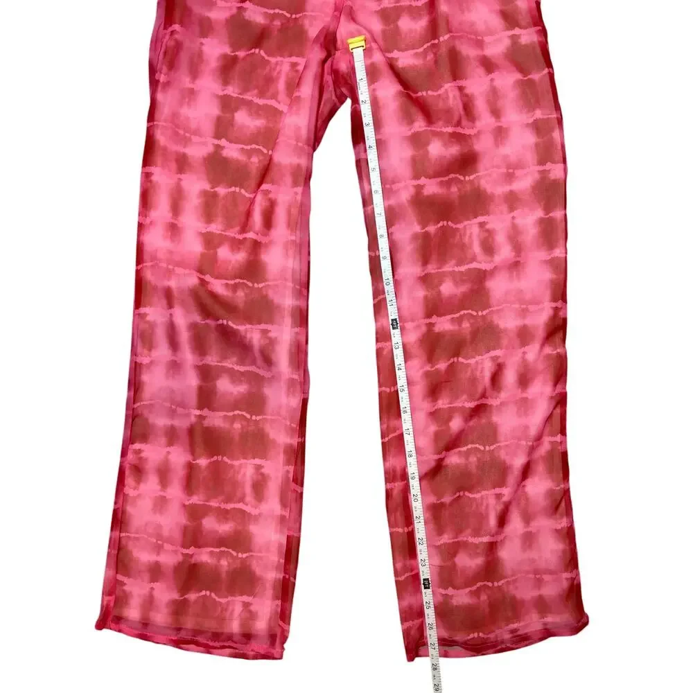 SNDYS. MK Molly King Pink Sheer Outfit Set Women's Size 2 - Picture 4 of 4